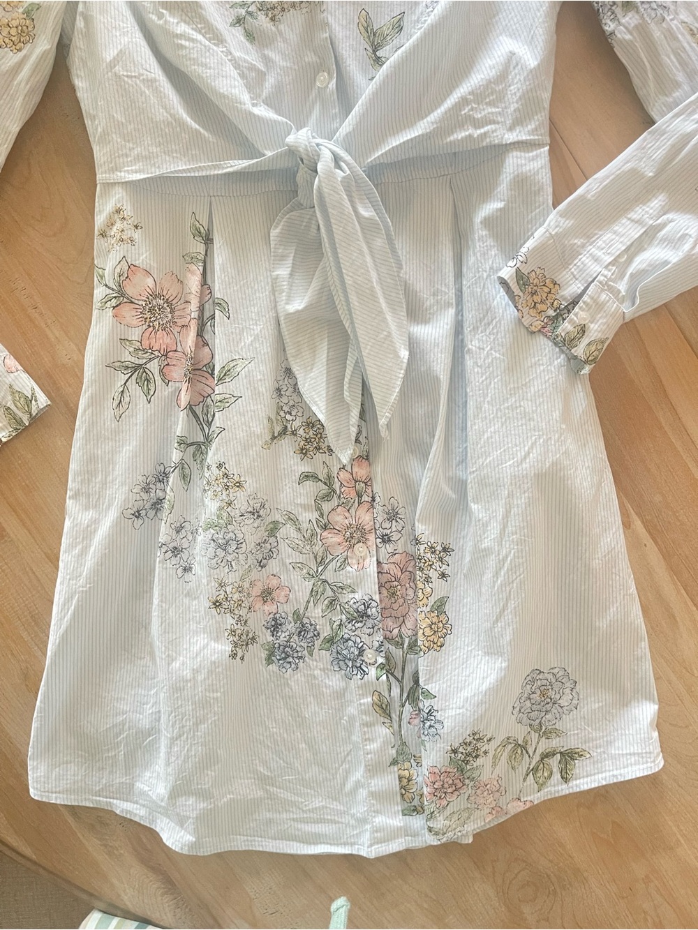 lightweight Floral summer Dress Casual Coastal brunch Beach  Summer Cotton - Picture 7 of 16